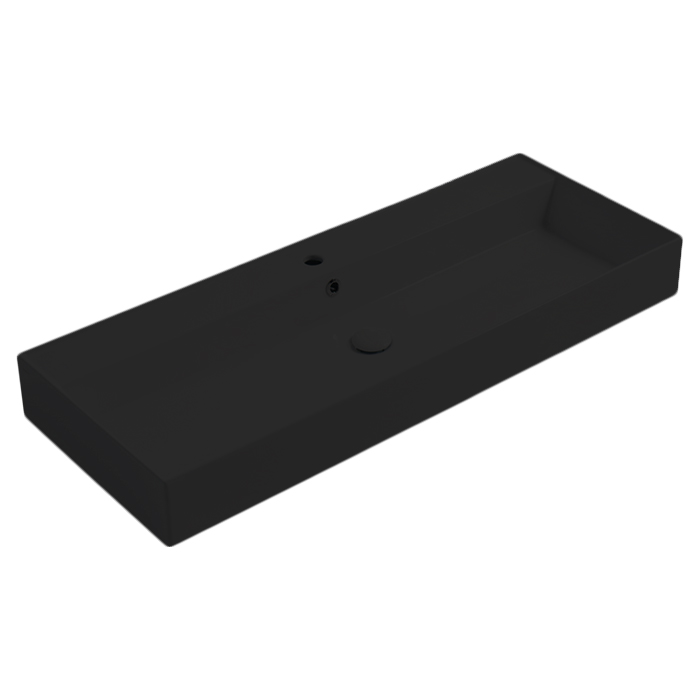 Фото Раковина Simas Agile 120 AG121 nero matt*0 черная матовая