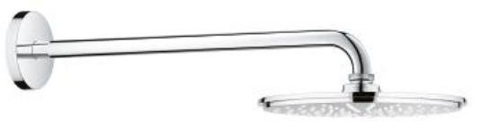 Фото Верхний душ Grohe Rainshower Cosmopolitan 26171000 с кронштейном