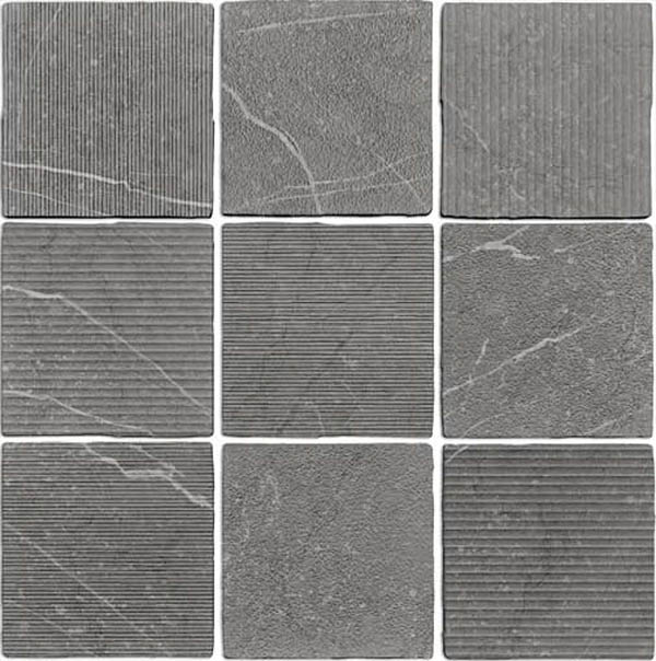 Фото Керамогранит GEA CARVED CHARCOAL (120291) 12x12 от WOW