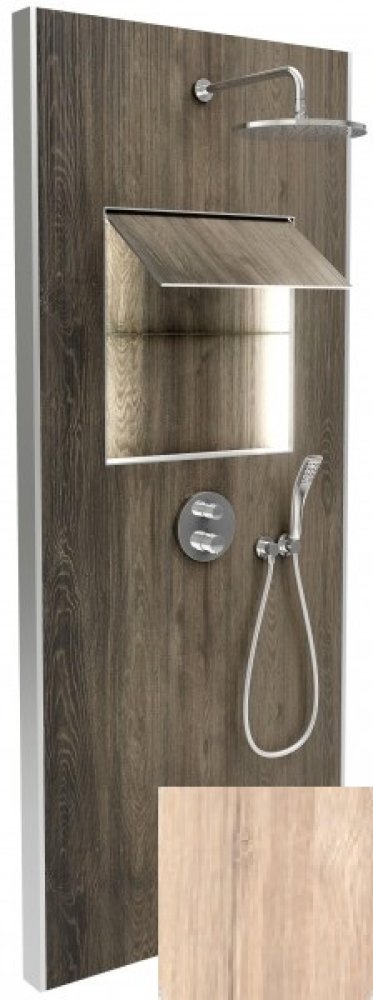 Фото Душевая система Jacob Delafon Ecrin E803031-D33 хром/медовый дуб