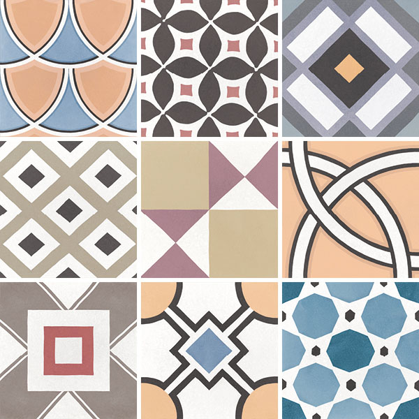 Фото Керамогранит CAPRICE PATCHWORK COLOURS (22104) 20x20 от Equipe Ceramicas