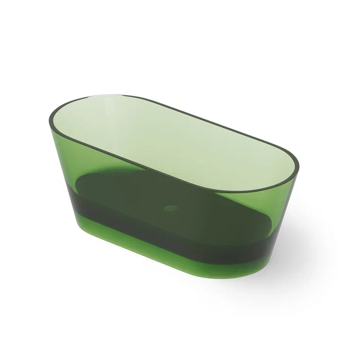 Фото Отдельностоящая ванна Dea Design Shadow 160х70х58 DD8606 1600 R3 emerald