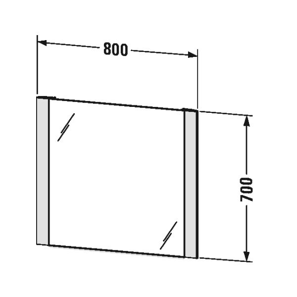 Фото Зеркало Duravit Durastyle 80x70 LM786600000