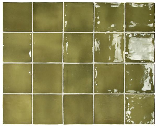 Фото Настенная плитка MANACOR BASIL GREEN (26918) 10x10 от Equipe Ceramicas