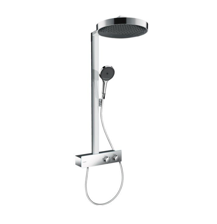 Фото Душевая стойка hansgrohe Rainfinity Showerpipe 26853000 с термостатом