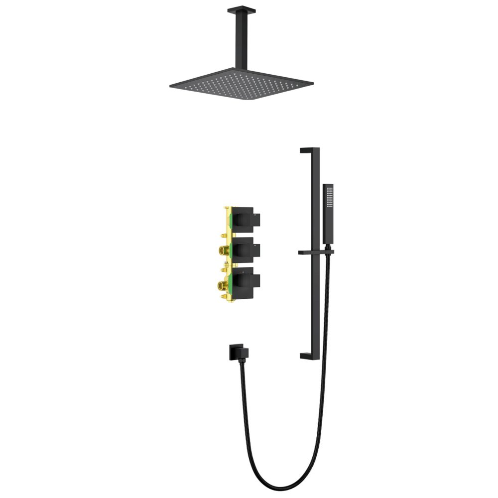 Фото Душевой гарнитур Timo Selene SX-2229/03SM черный матовый