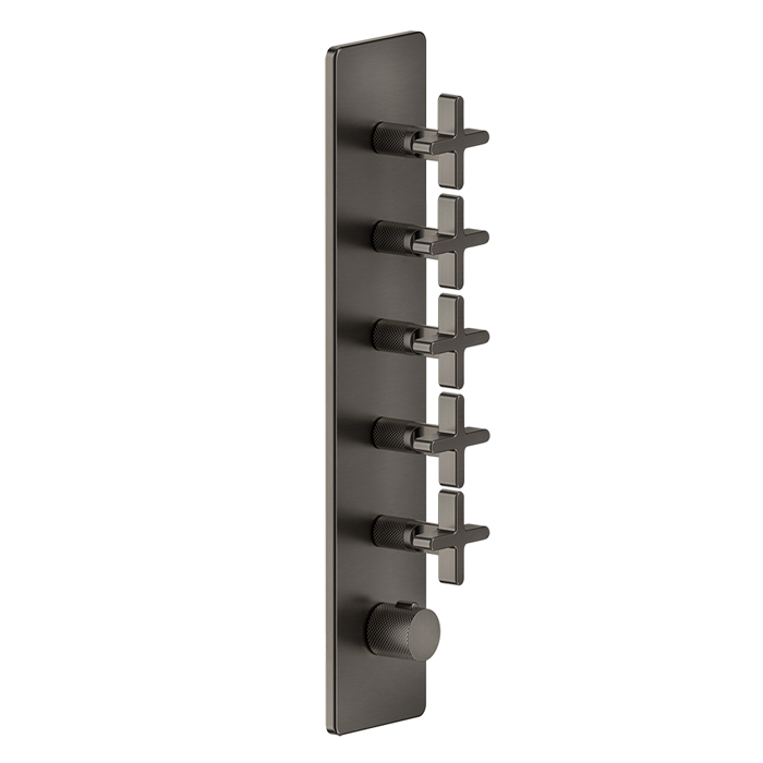 Фото Смеситель для душа Gessi Inciso 58230#299 черный матовый