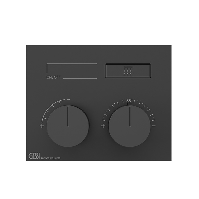 Фото Смеситель для душа Gessi Hi-Fi 63002#299 черный матовый