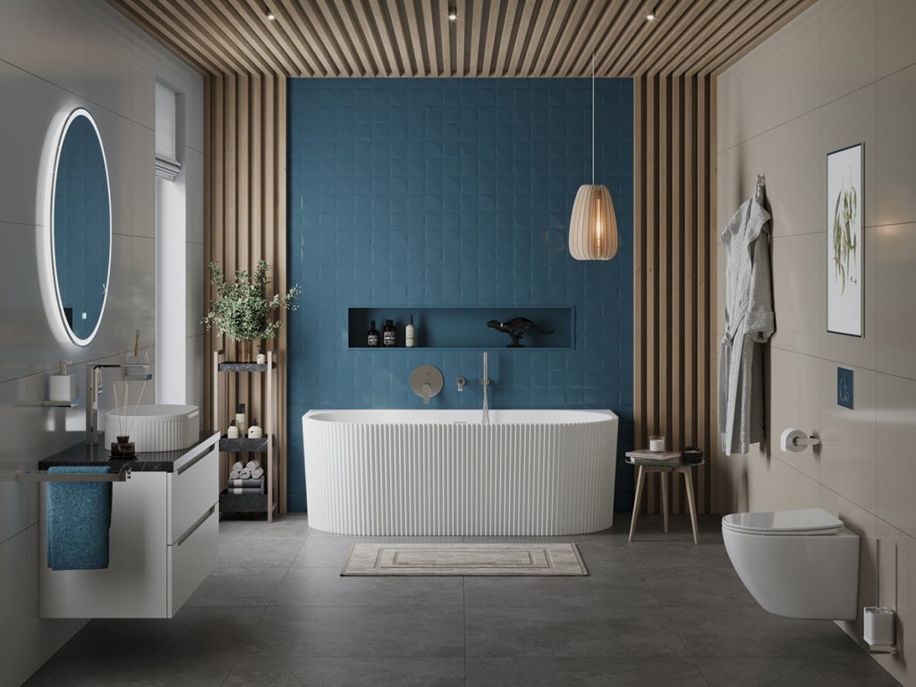 Фото Акриловая ванна BelBagno 170x80 BB713-1700-800-MATT белая матовая