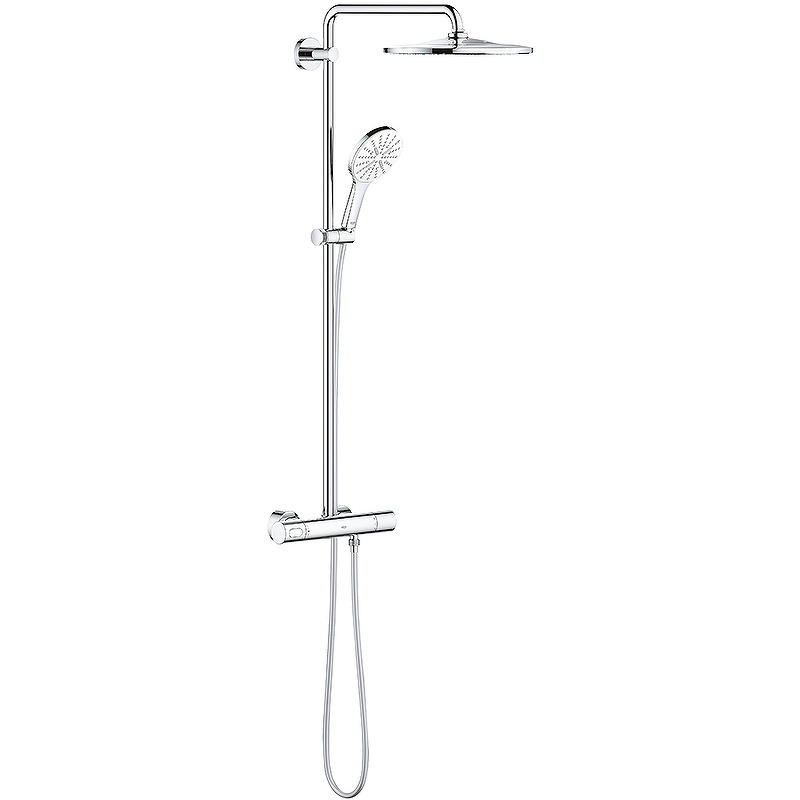Фото Душевая стойка Grohe Rainshower SmartActive 310 26647LS0 белая луна