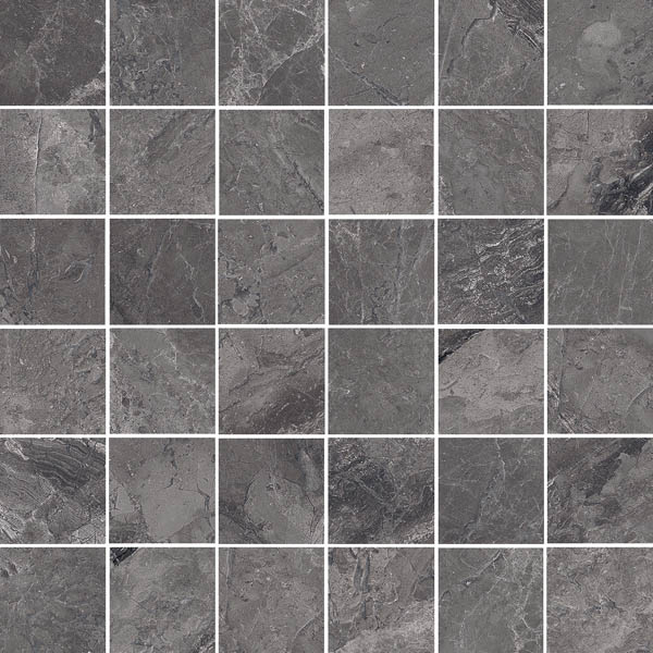 Фото Мозаика SUPREME Mosaico Charcoal Lev. 4.7x4.7 (75535) 30x30 от Cerdomus