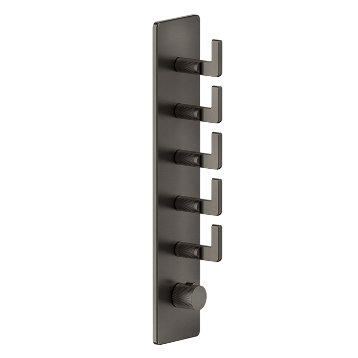Фото Смеситель для душа Gessi Inciso 58210#299 черный матовый