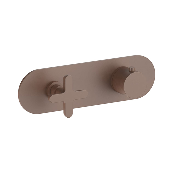 Фото Термостат для душа Fantini Icona Classic 53 P9 R772B медь