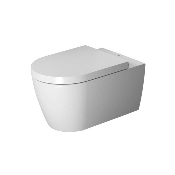 Фото Подвесной унитаз Duravit Me by Starck 45290900A11 с крышкой-сиденьем