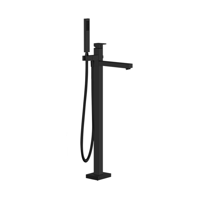 Фото Смеситель для ванны Gessi Rettangolo 24961#706 черный матовый