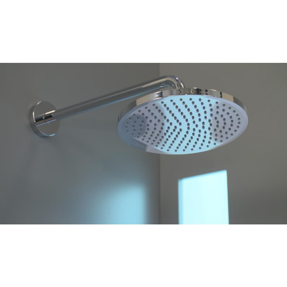 Фото Душевая стойка hansgrohe Crometta S 240 1jet Showerpipe EcoSmart 27268000 с термостатом