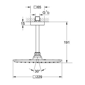 Фото Верхний душ Grohe Rainshower Allure 26065000