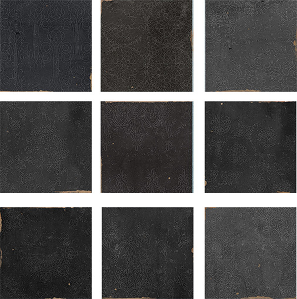 Фото Настенная плитка MESTIZAJE ZELLIGE DECOR GRAPHITE (111360) 12.5x12.5 от WOW