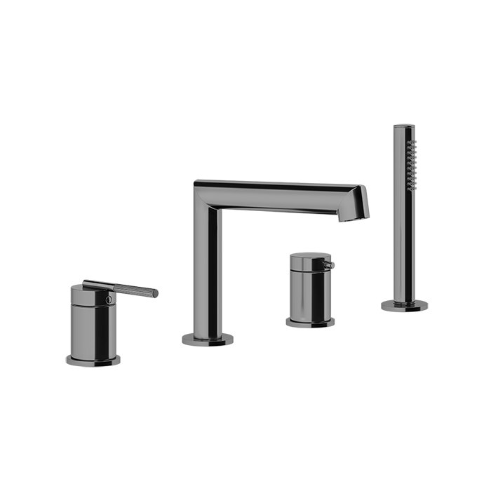 Фото Смеситель для ванны Gessi Ingranaggio 63537#707 черный