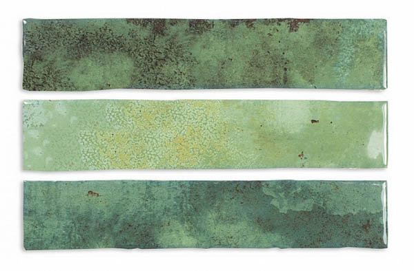 Фото Настенная плитка ENAMEL MOSS (123146) 5x25 от DNA Tiles