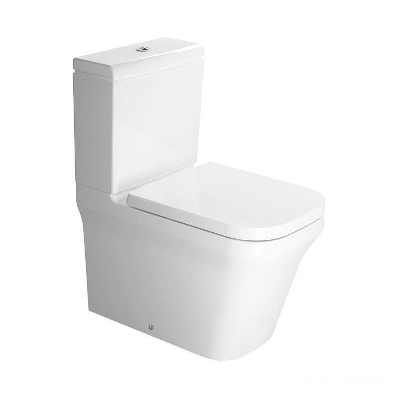 Фото Чаша напольного унитаза Duravit P3 Comforts 2167090000 безободковый