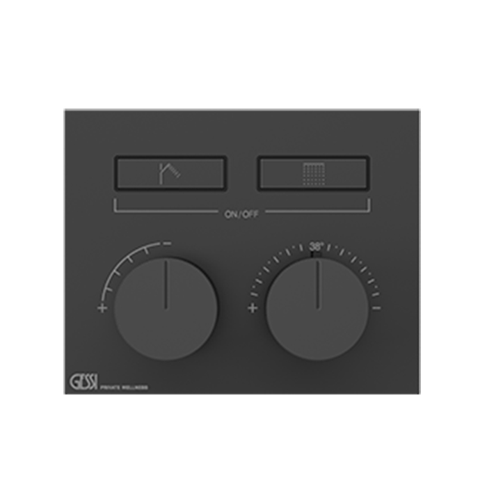 Фото Смеситель для душа Gessi Hi-Fi 63004#707 черный матовый
