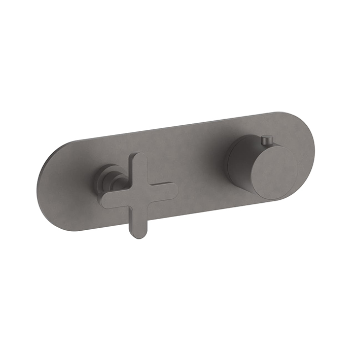 Фото Термостат для душа Fantini Icona Classic 53 P5 R772B серый