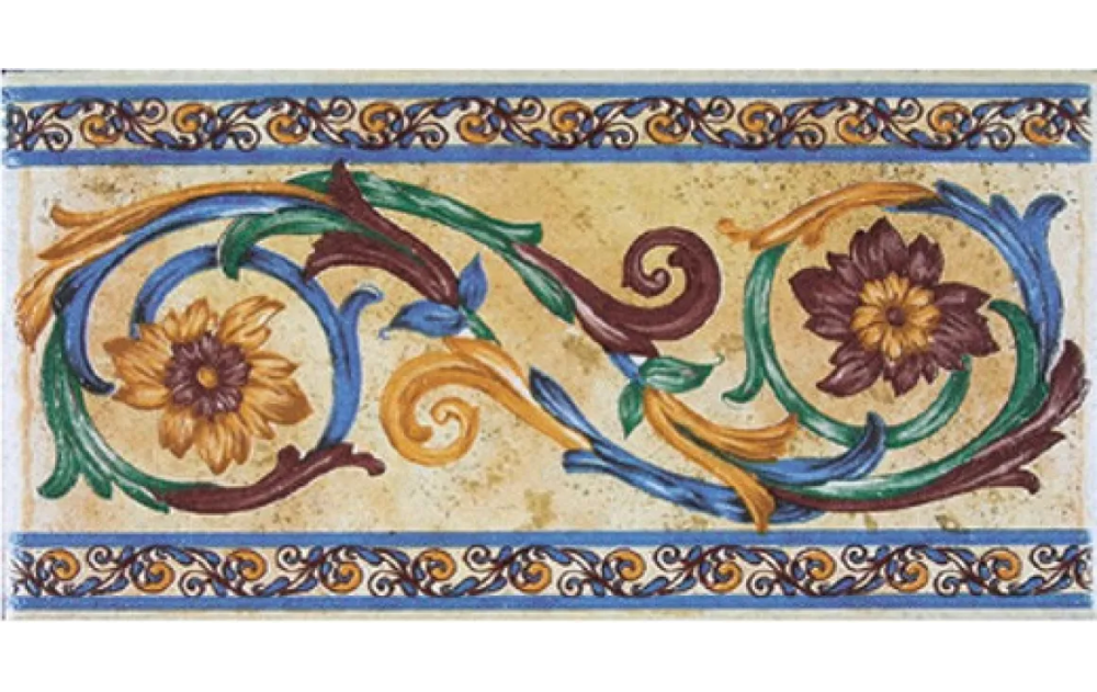 Фото Бордюр Serie 601 Cenefa Sierra Calpe 16.7x33.3 (11282) Porcelanite Dos