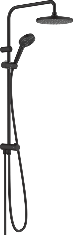 Фото Душевая система hansgrohe Vernis Blend Showerpipe 200 1jet Reno 26272670, матовый черный