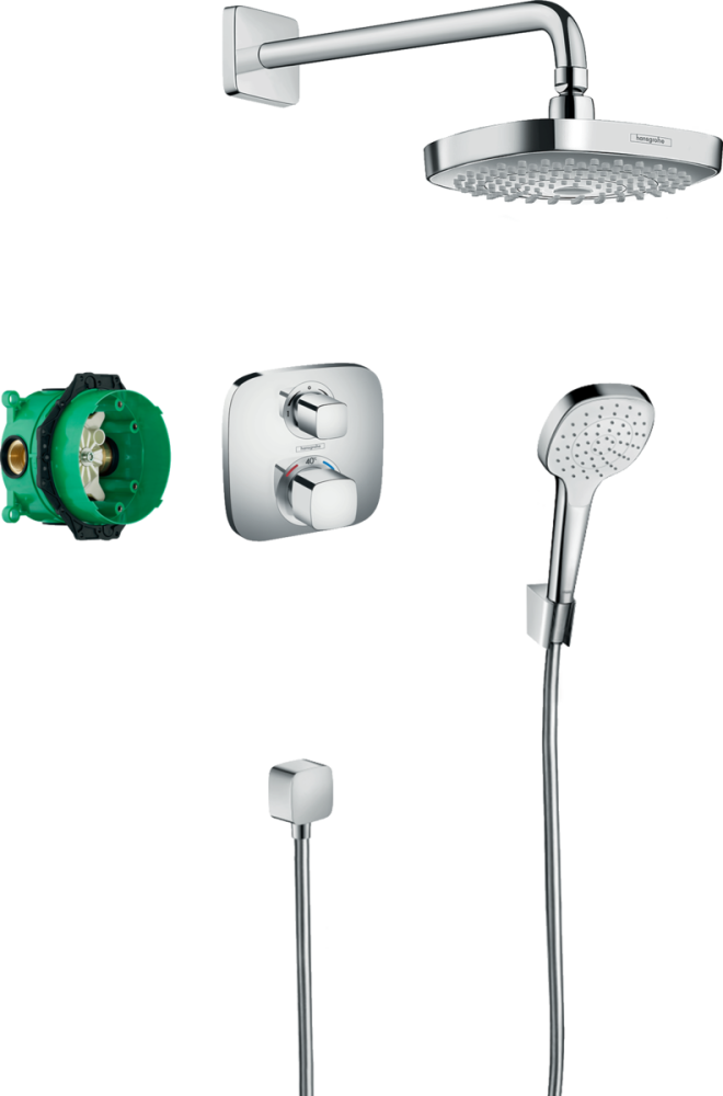 Фото Душевой комплект hansgrohe Croma Select E/Ecostat 27294000