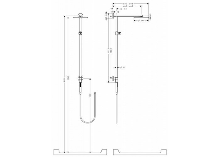 Фото Душевая система hansgrohe Raindance Connect Showerpipe 27164000