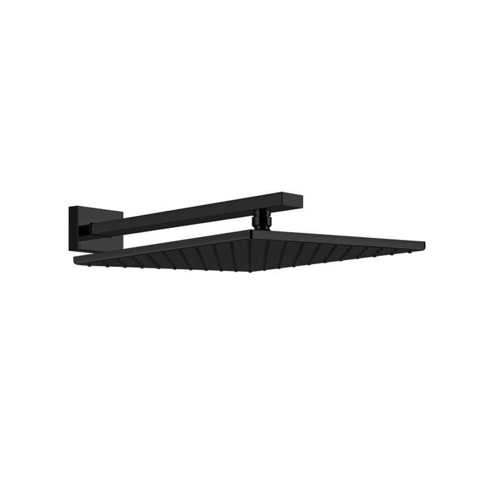 Фото Верхний душ Gessi Rettangolo 15185#299 черный матовый