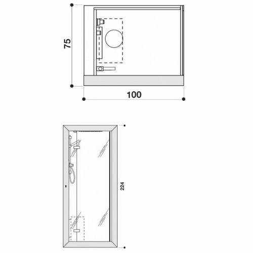 Фото Душевая кабина Jacuzzi Frame 9448-262A