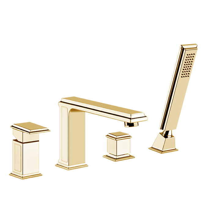 Фото Смеситель для ванны Gessi Eleganza 46037#087 золото