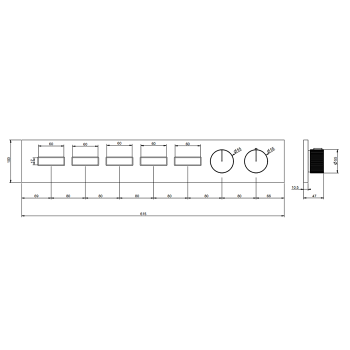 Фото Смеситель для душа Gessi Hi-Fi 63018#706 черный