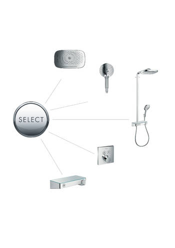 Фото Термостат hansgrohe ShowerSelect 15763670, на 2 выхода