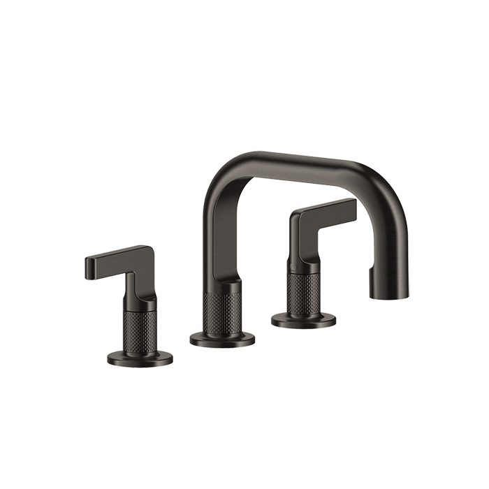 Фото Смеситель для раковины Gessi Inciso 58011#299 черный матовый