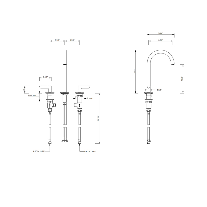Фото Смеситель для раковины Fantini Icona Deco 53 95 R107W сталь