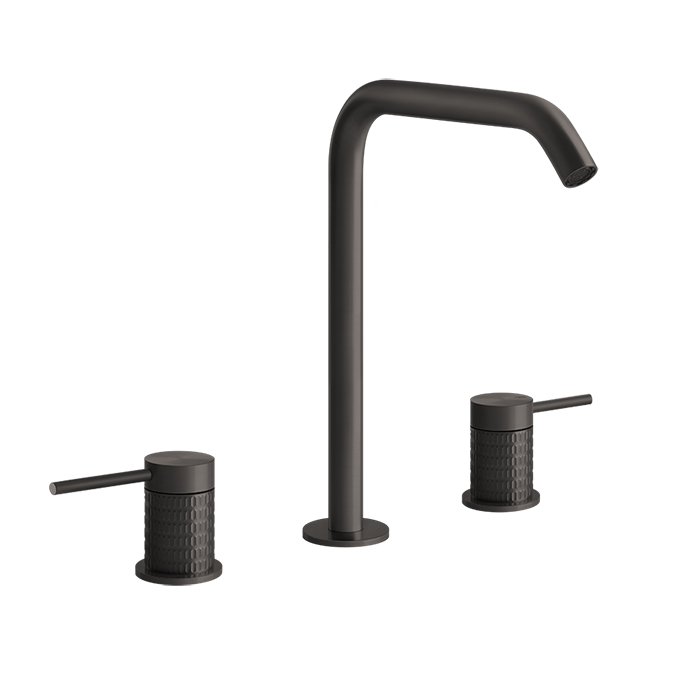 Фото Смеситель для раковины Gessi 316 54211#707 черный матовый