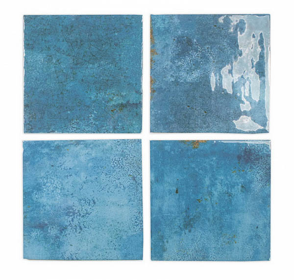 Фото Настенная плитка ENAMEL SQUARE OCEAN (123077) 12.5x12.5 от DNA Tiles