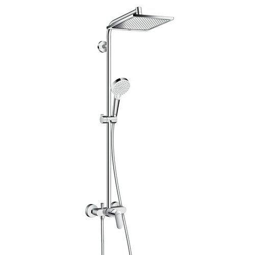 Фото Душевая стойка hansgrohe Crometta E 240 1jet Showerpipe 27284000