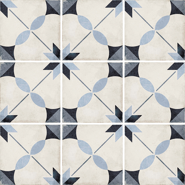 Фото Керамогранит ART NOUVEAU ARCADE BLUE (24411) 20x20 от Equipe Ceramicas