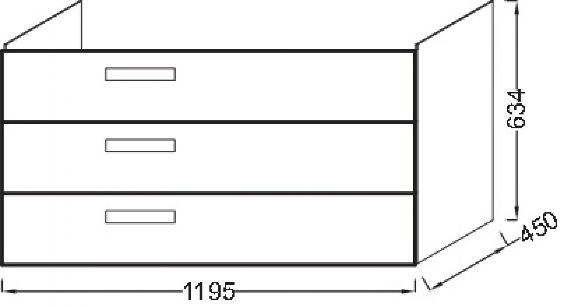 Фото Тумба под раковину 120 см Jacob Delafon Rythmik EB1311-E70 арлингтонский дуб