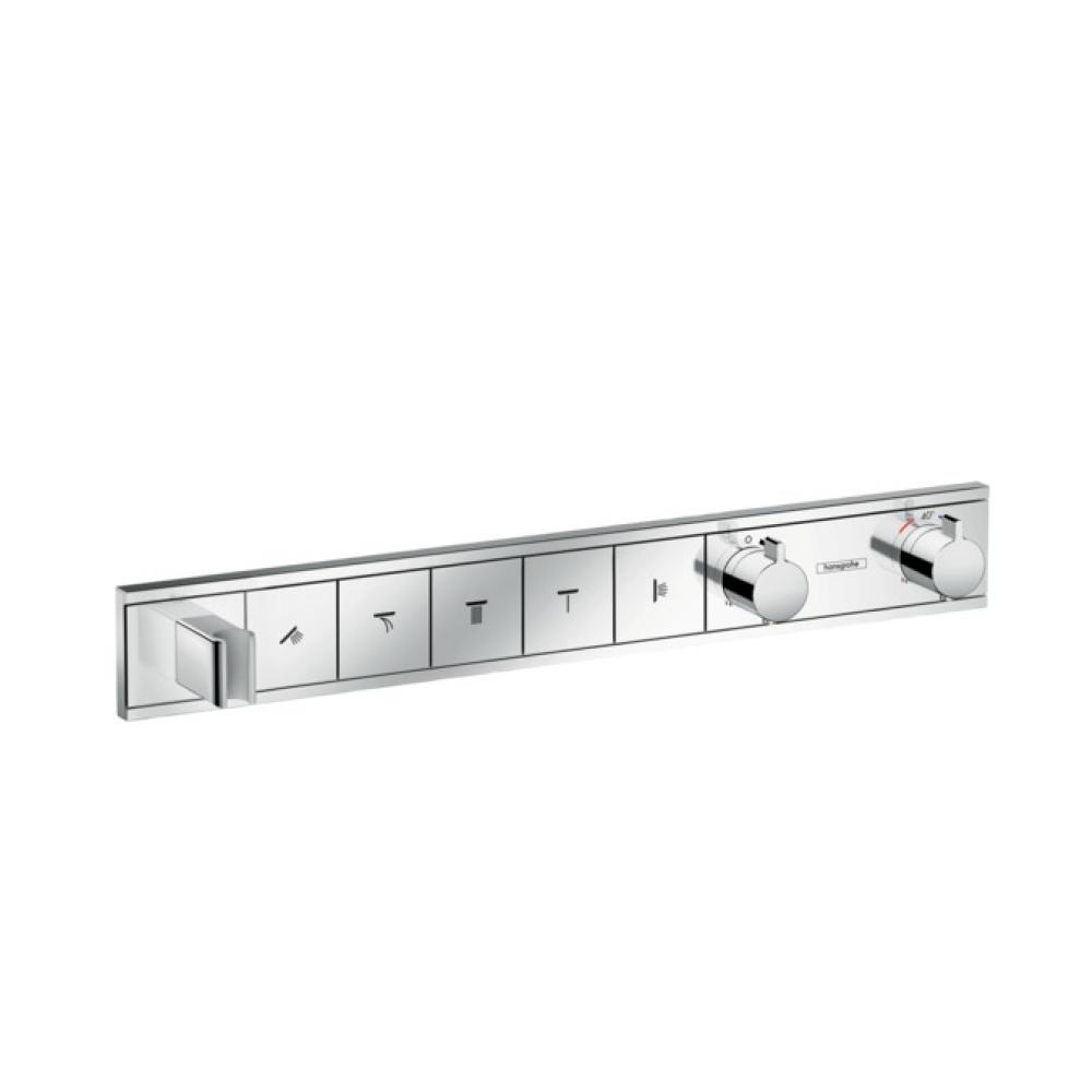Фото Смеситель для душа с термостатом hansgrohe RainSelect 15358000 для 5 потребителей, хром
