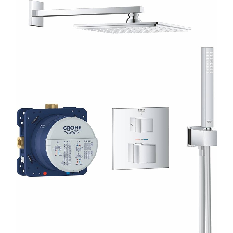 Фото Душевой комплект Grohe Grohtherm Cube 34741000