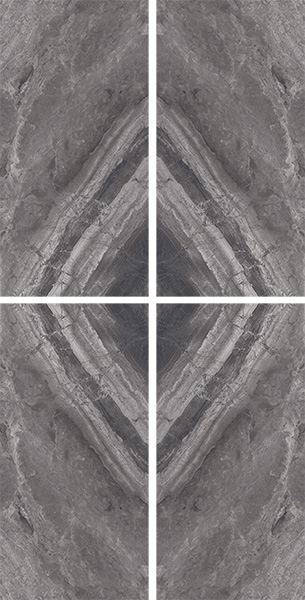 Фото Керамогранит SUPREME Book Match Charcoal Levigato S/4 (77535) 60x120x1.2x2.4 от Cerdomus