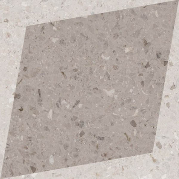 Фото Керамогранит DROPS NATURAL RHOMBUS DECOR TAUPE (108806) 18.5x18.5 от WOW
