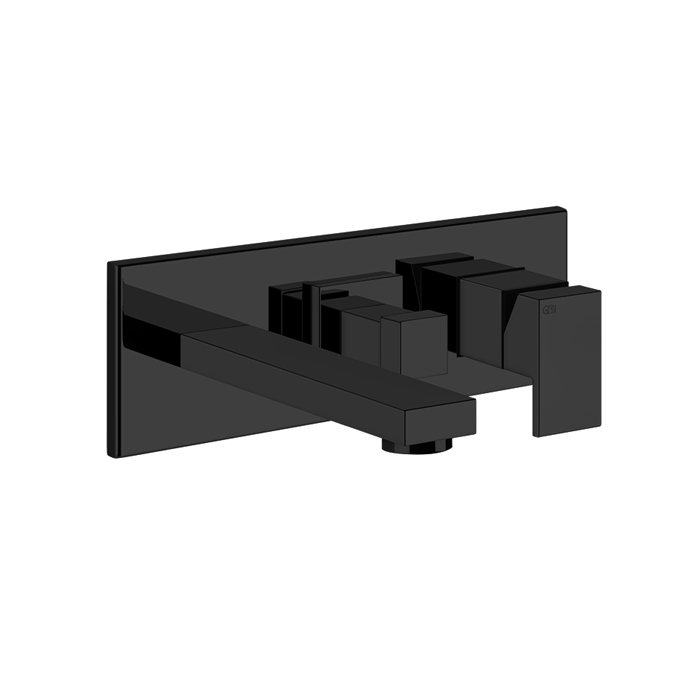 Фото Смеситель для раковины Gessi Rettangolo 44906#299 черный матовый