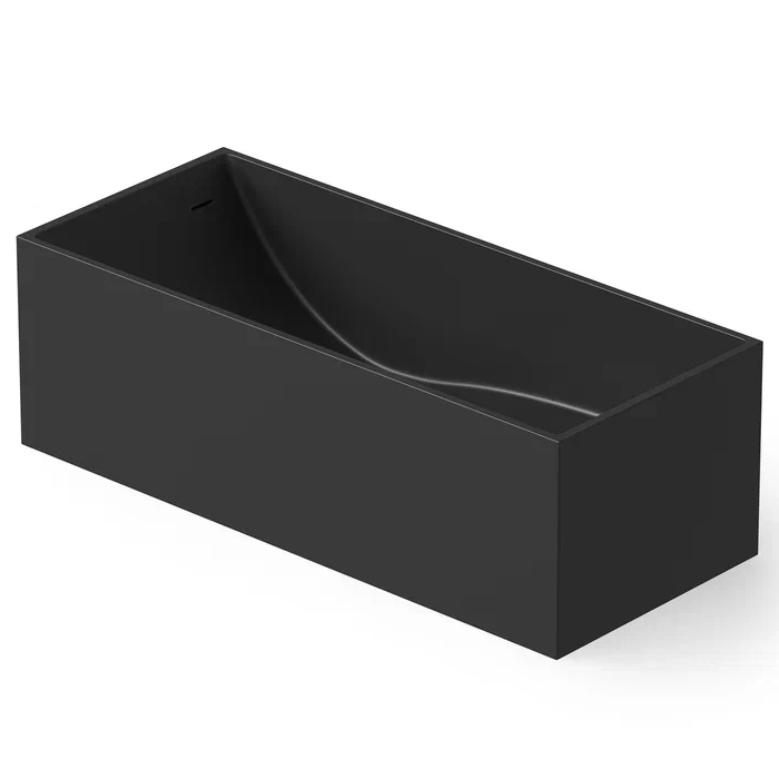 Фото Отдельностоящая ванна Dea Design Modern  180х76х58 DD8607 1800 16 чёрный
