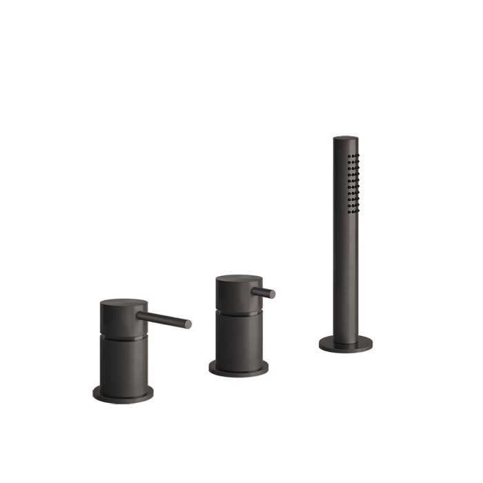 Фото Смеситель для ванны Gessi 316 54043#707 черный матовый